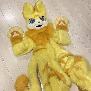 Amazon.co.jp: [ACQ] Z 一体型 ケモノ 着ぐるみ fursuit フルスーツ