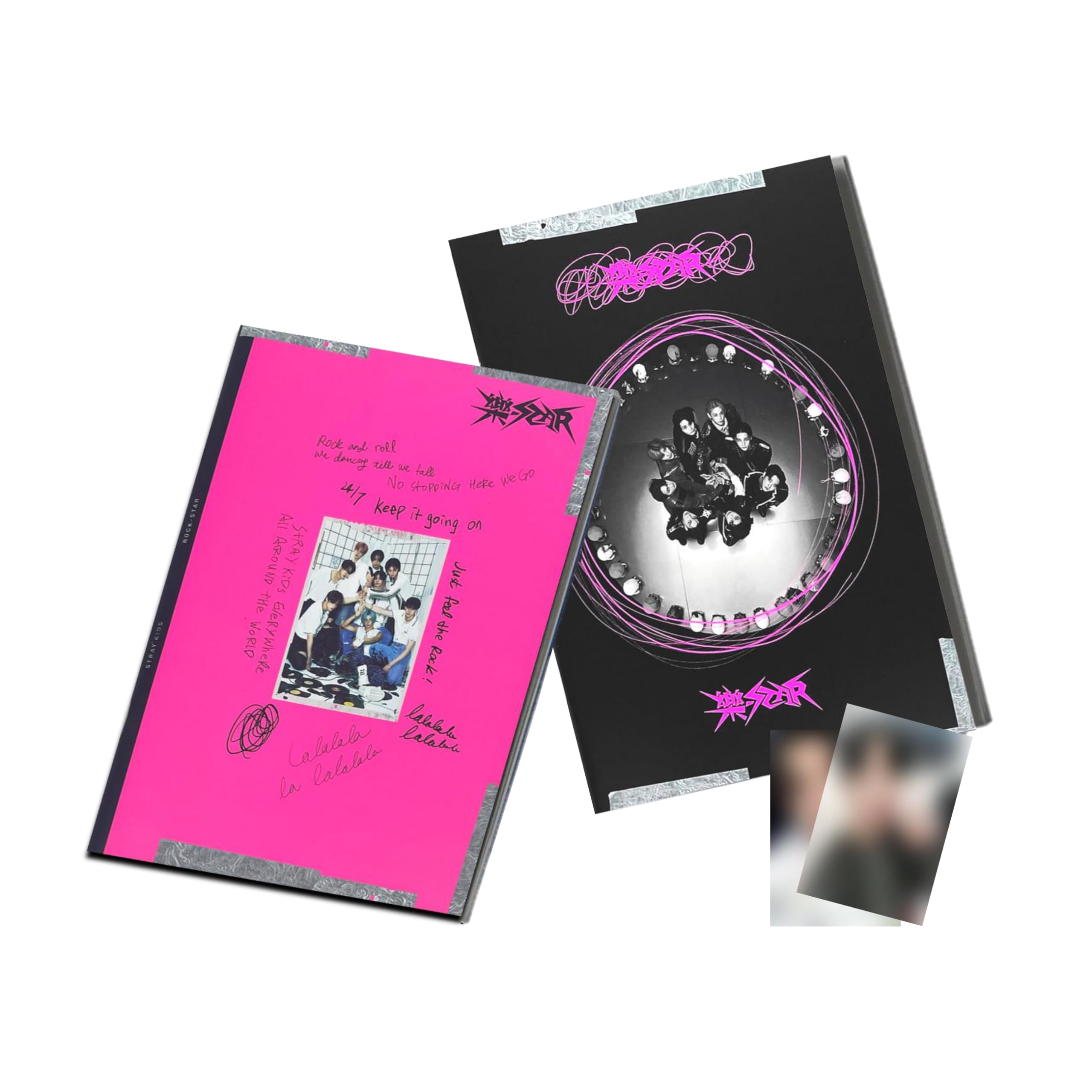 Amazon.com: Stray Kids 8th Mini Album 樂-ROCK STAR SET (ROCK/ROLL