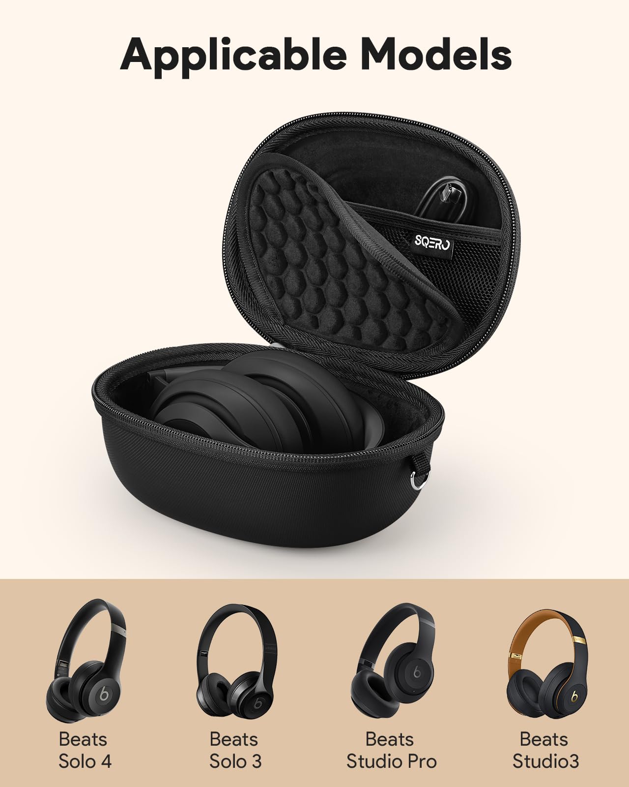 Amazon.com: Case for Beats Studio Pro/Solo 4/Solo 3/Studio3 On-Ear