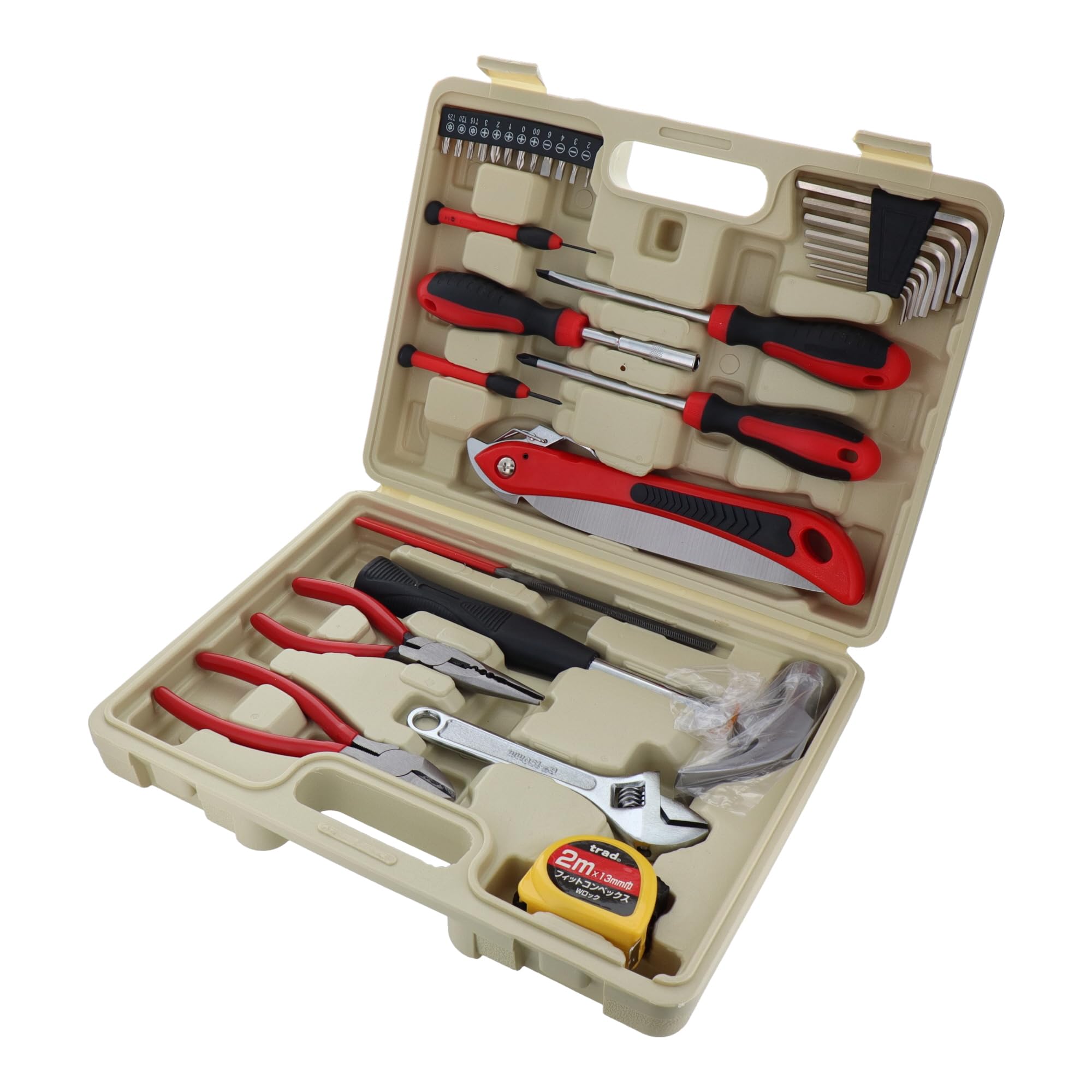 Amazon | TRAD TS-32 32pcs工具ｾｯﾄ | 工具セット・道具セット