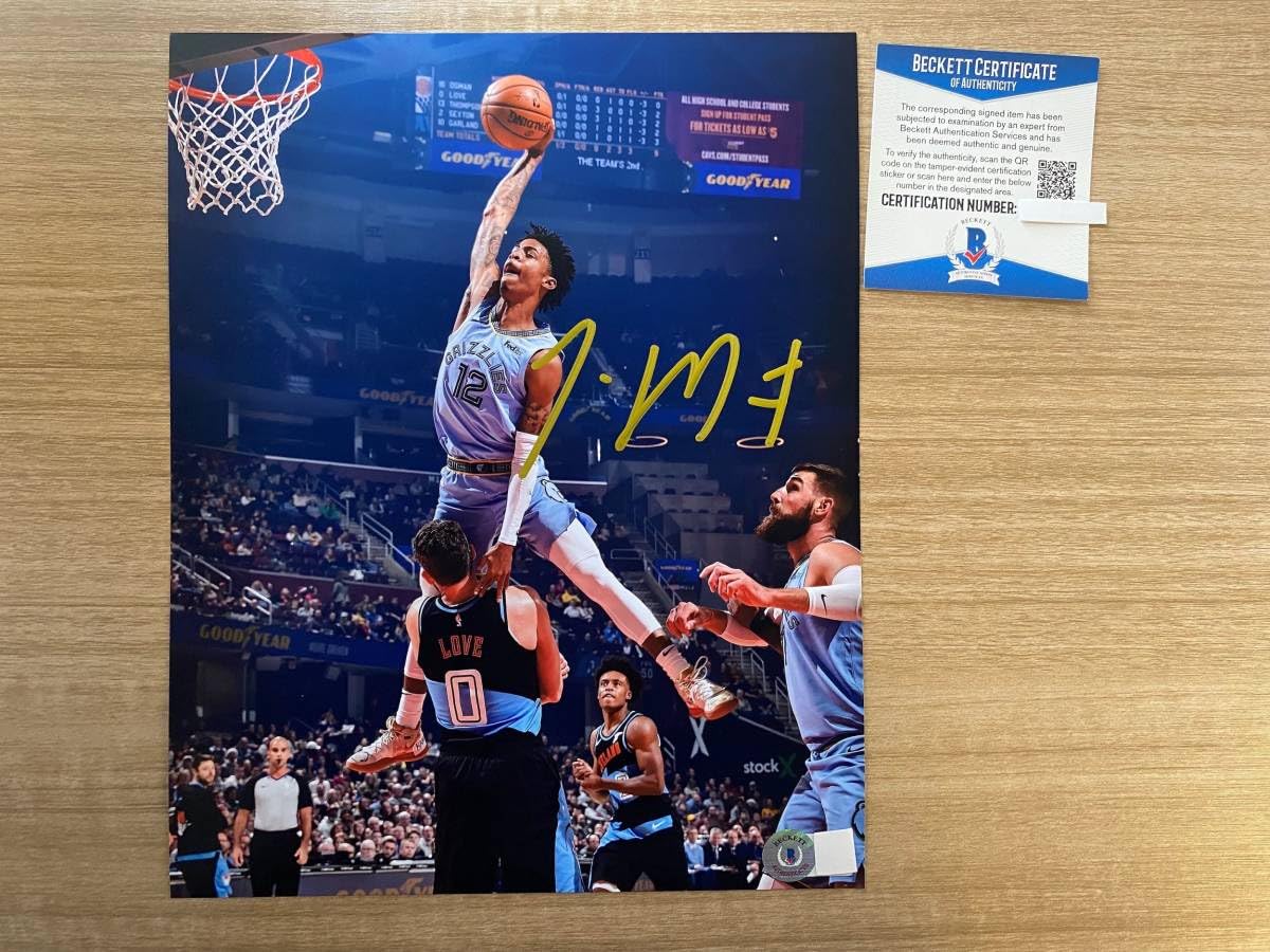 Amazon.co.jp: NBAバスケットボール選手 Ja Morant ジャモラント 直筆