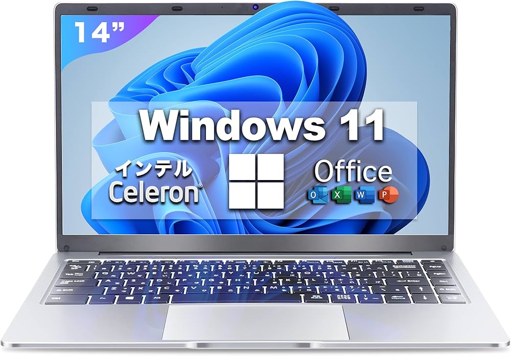 Amazon.co.jp: ノートパソコン windows11 14インチ VETESA 薄型PC MS