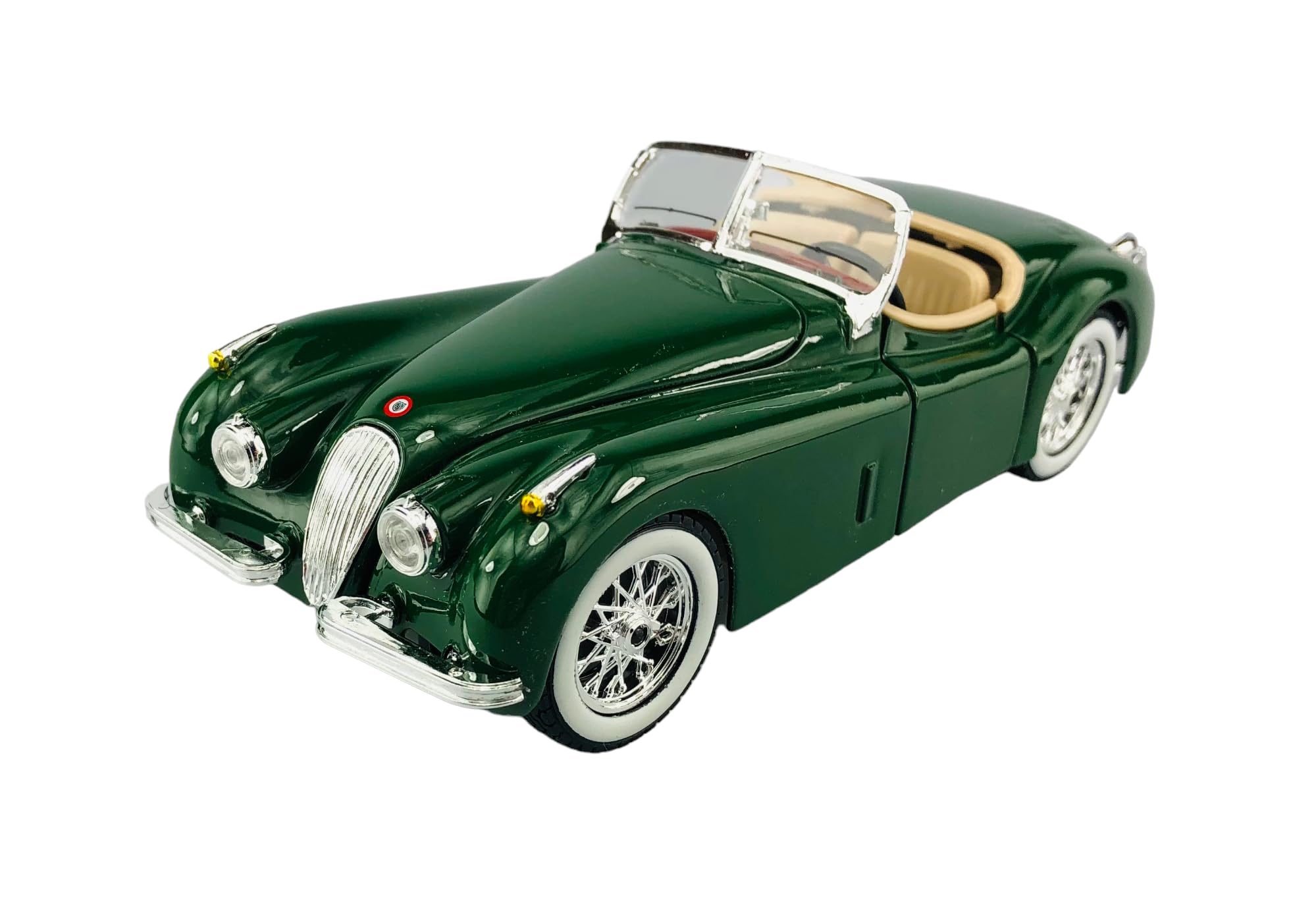 Jaguar XK 120 Roadster Convertible Green 1948-1954 1/24 Burago
