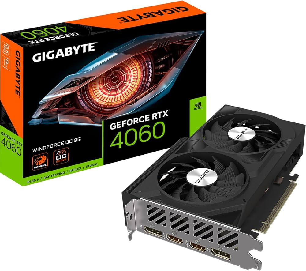 Amazon | GIGABYTE NVIDIA GeForce RTX 4060 WF2OC-8GD 8GB | GIGABYTE