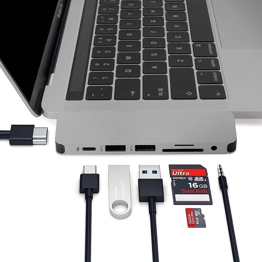 Amazon.com: HyperDrive USB-C Hub Adapter, Sanho Solo 7-in-1 Type C