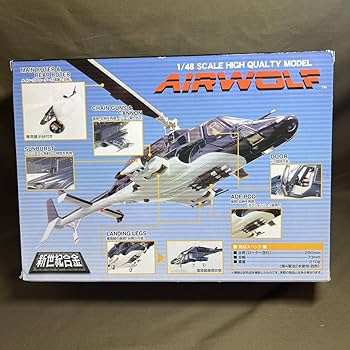アオシマ ミラクルハウス 新世紀合金 1/48 エアーウルフ AIR WOLF