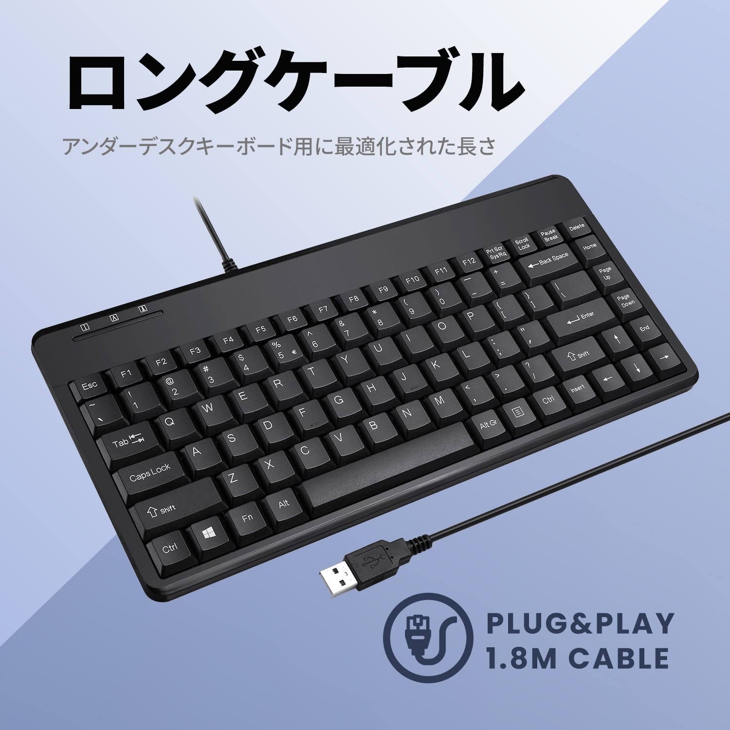 Amazon | Perixx(ペリックス) PERIBOARD-409U JP 有線 ミニ キーボード