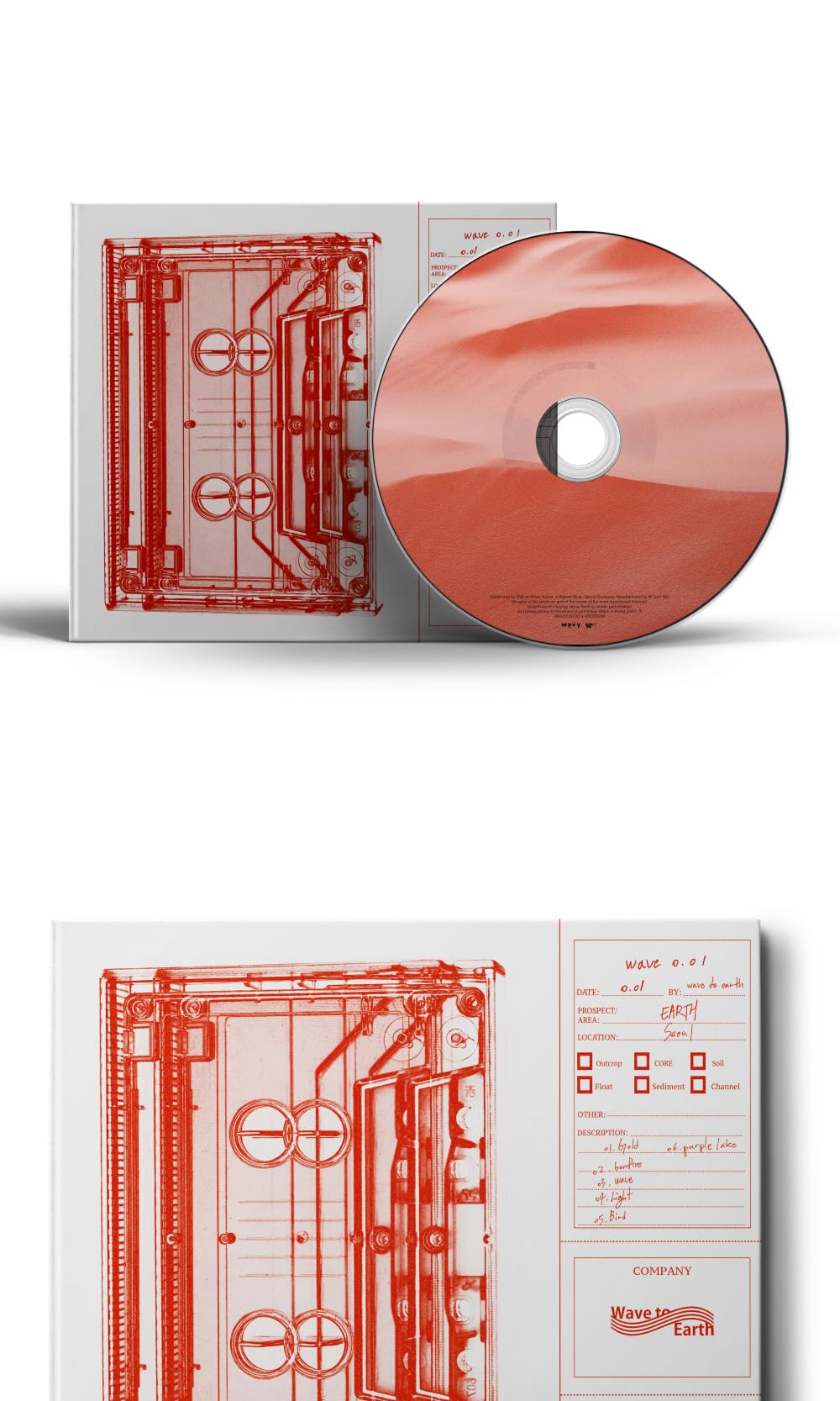 同人CD In the beginning was the word WAVE WAVE TO EARTH WAVE 0.01