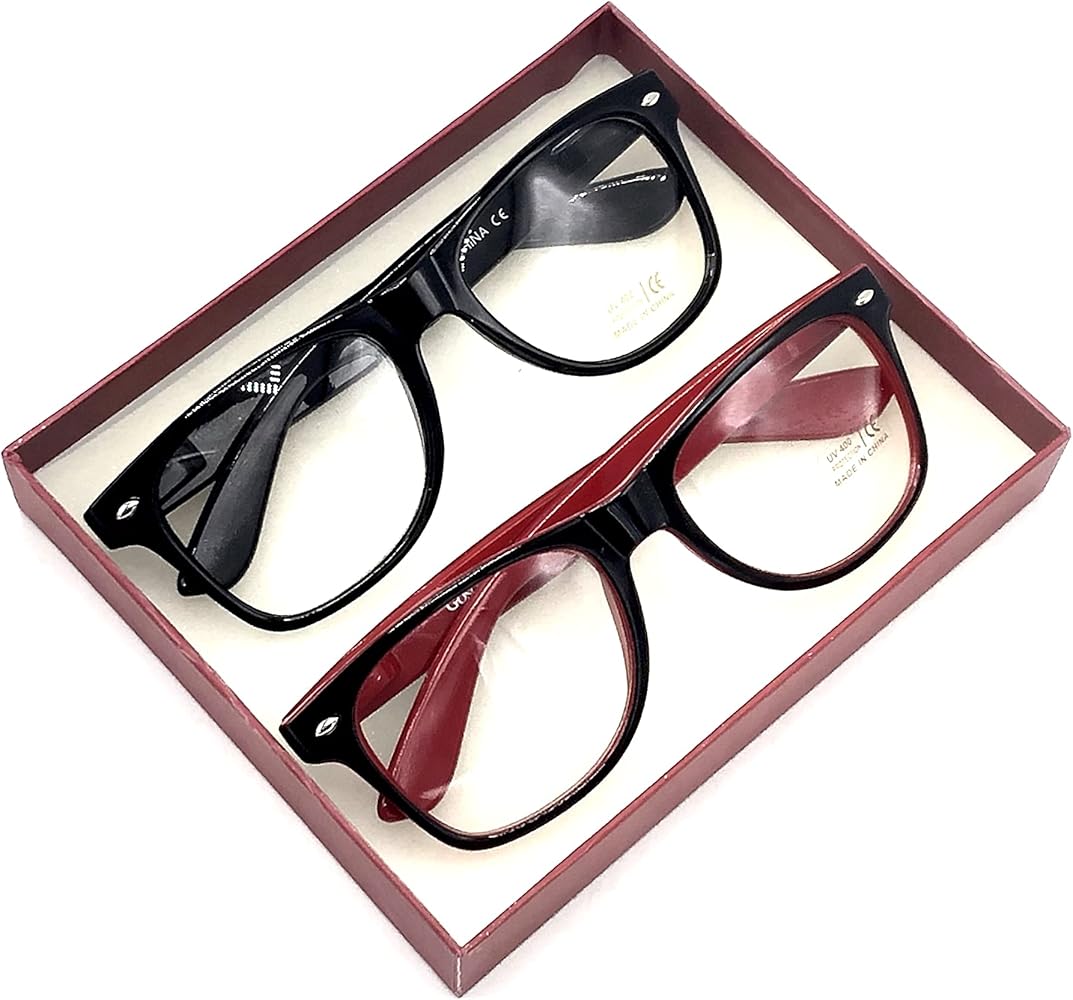 Amazon.com: Goson Clear Lens Eye Glasses Non Prescription Glasses
