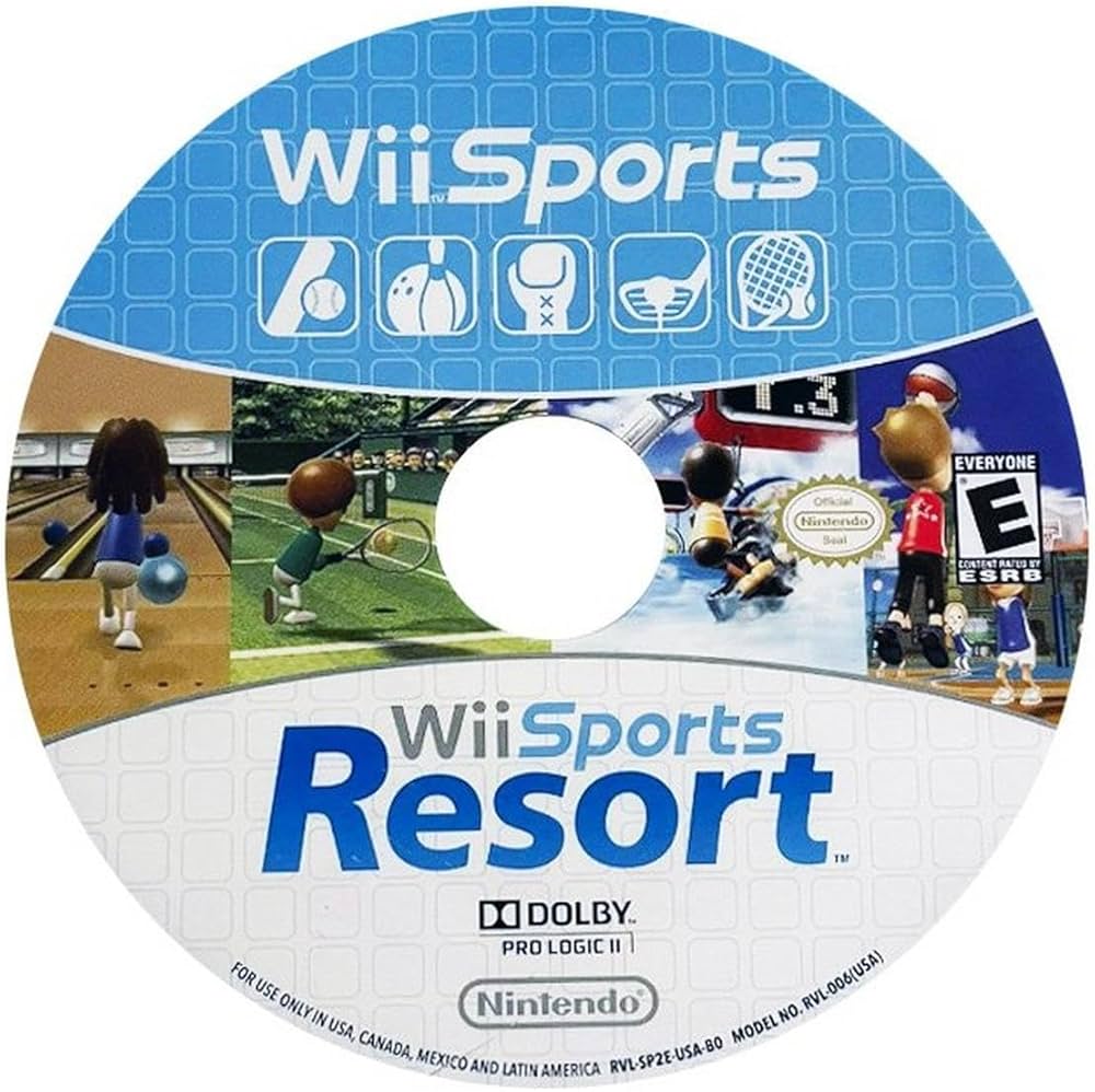 Amazon.com: Nintendo Wii Sports / Wii Sports Resort - 2 Games on 1