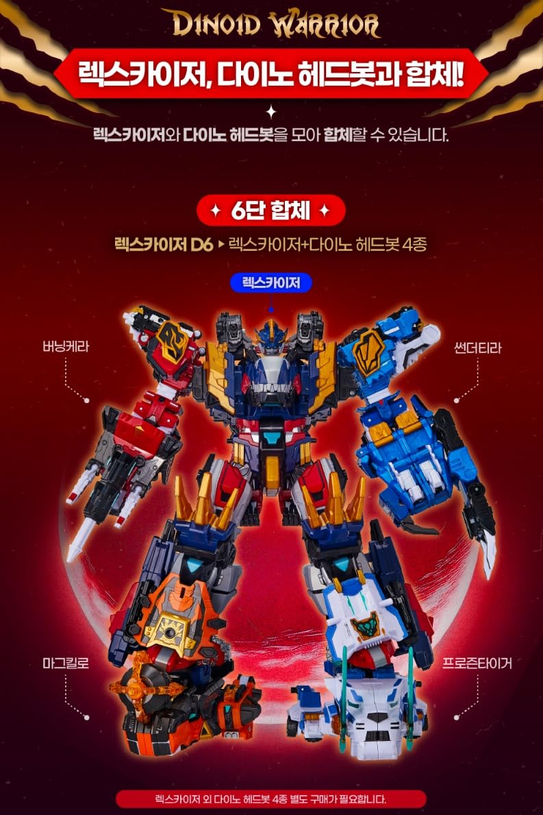 Amazon | 【正規品】ミニフォース ダイノイド レックスカイザーD6 合体