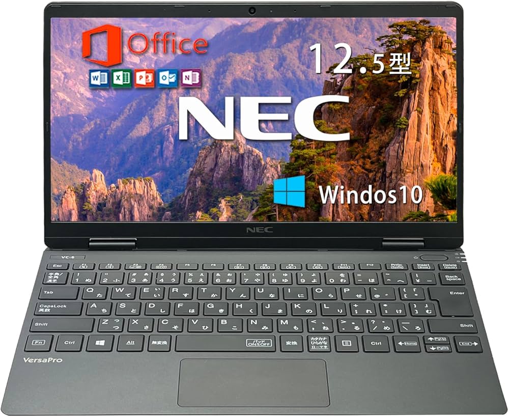 Amazon.co.jp: VersaPro NEC V Series 12.5 FHD Laptop/MS Office H&B