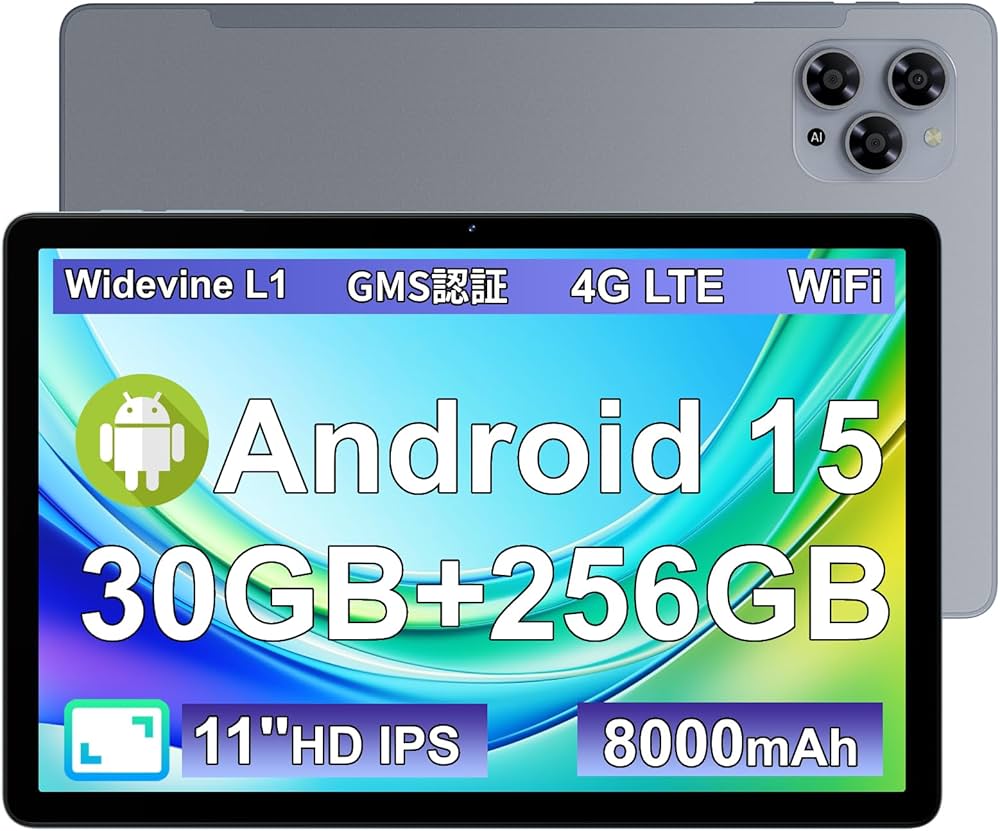 Amazon.co.jp: DOOGEE Tab G6 タブレット 11インチ SIMフリー 4G LTE