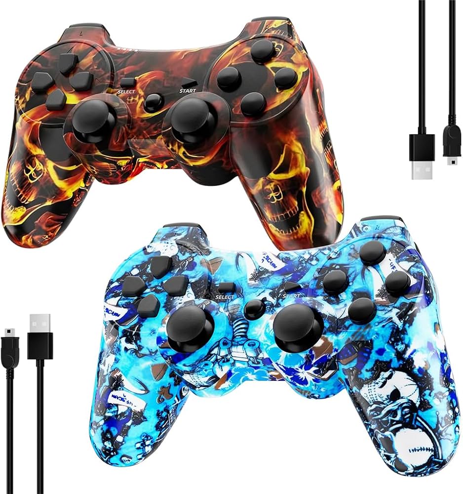 Amazon.com: Kujian Controller for PS3, Wireless Controller for