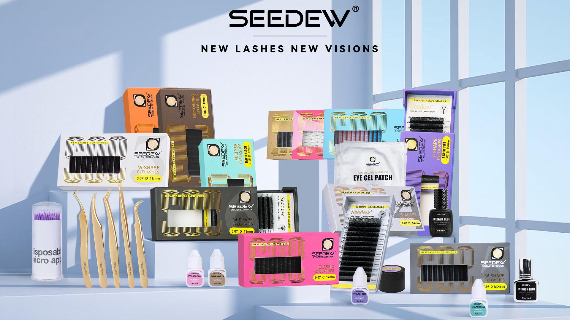 Amazon.com: SEEDEW L Curl Lash Extensions, Classic Individual MIX7