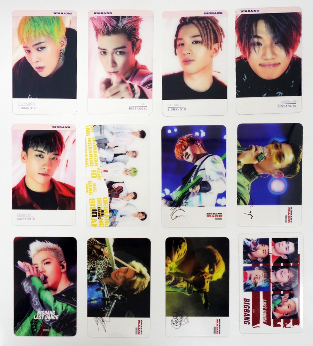 Amazon.co.jp: BIGBANG - TRANSPARENT PHOTO CARDS 25pcs [FAN GOODS