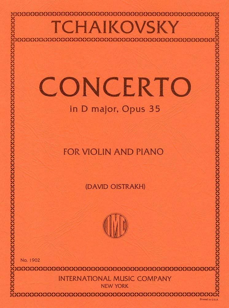 チャイコフスキー: バイオリン協奏曲 ニ長調 Op.35/オイストラフ編