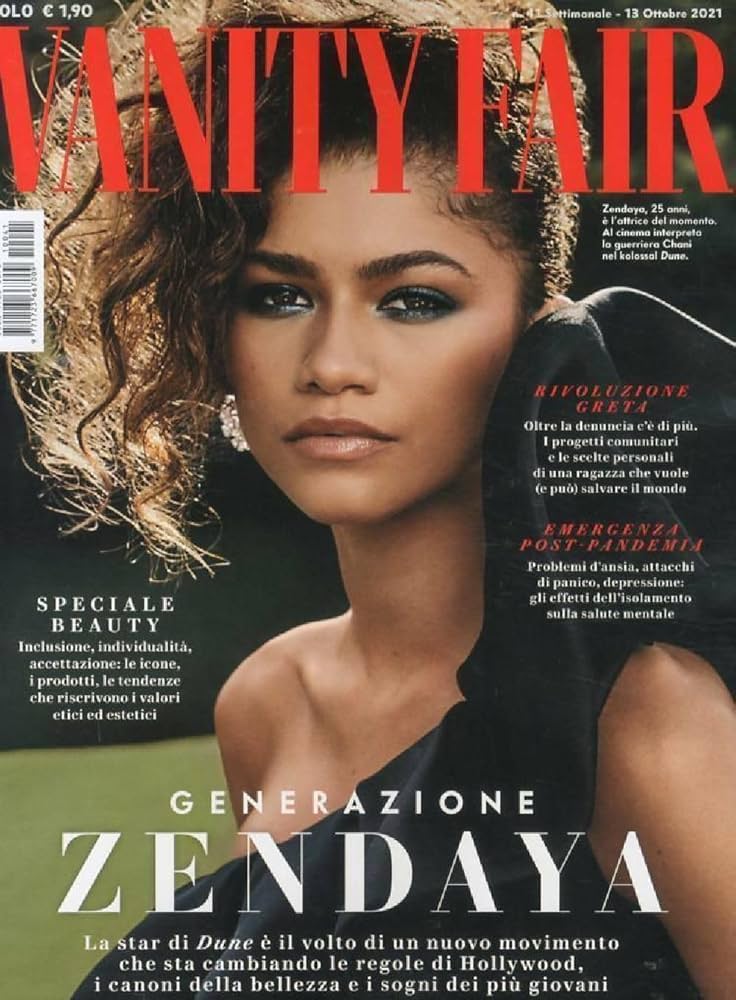 Vanity Fair Magazine Italy 2021-41 Zendaya : Vari: Amazon.it: Libri