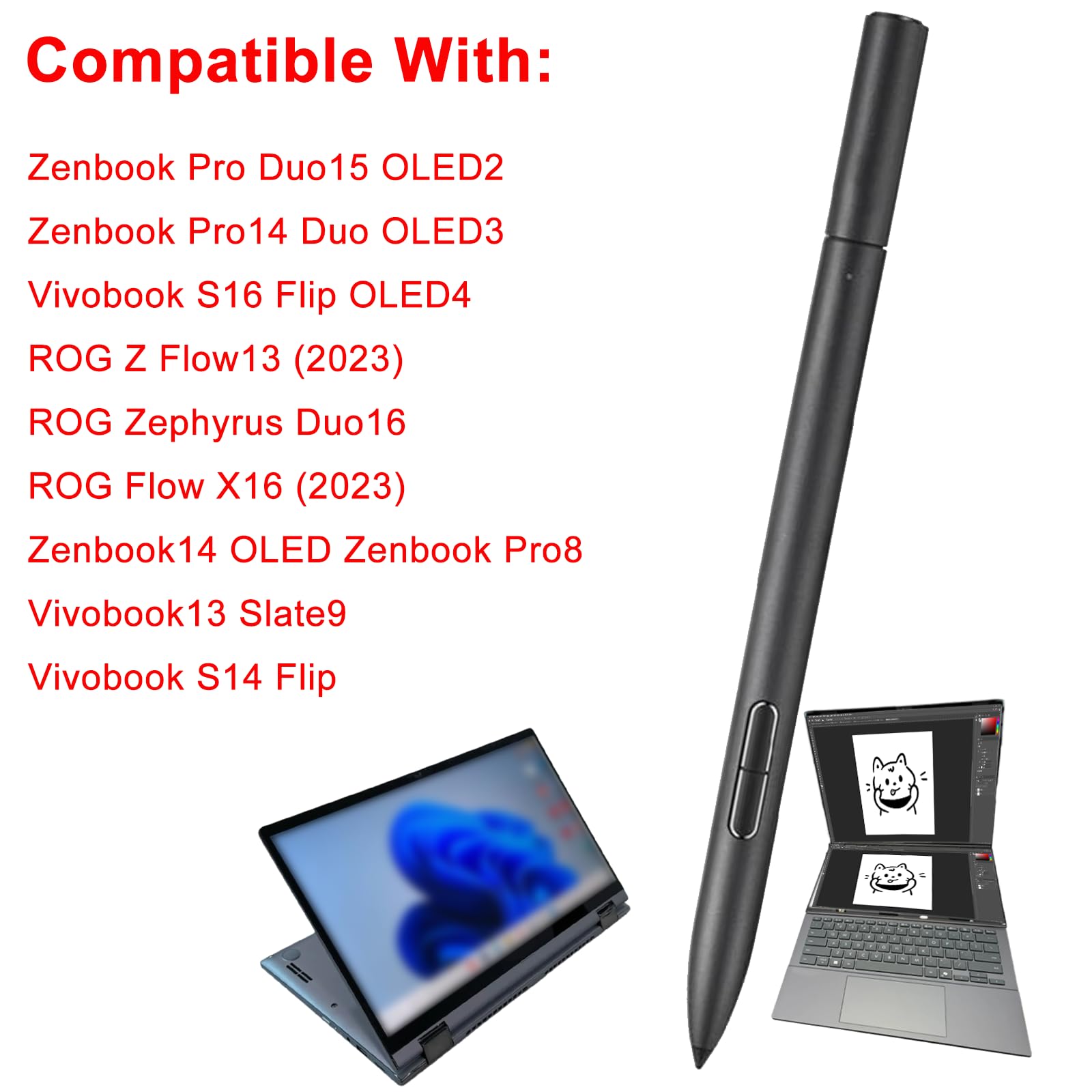 Amazon.com: Active Pen 2.0 SA203H Compatible with ASUS Pen 2.0