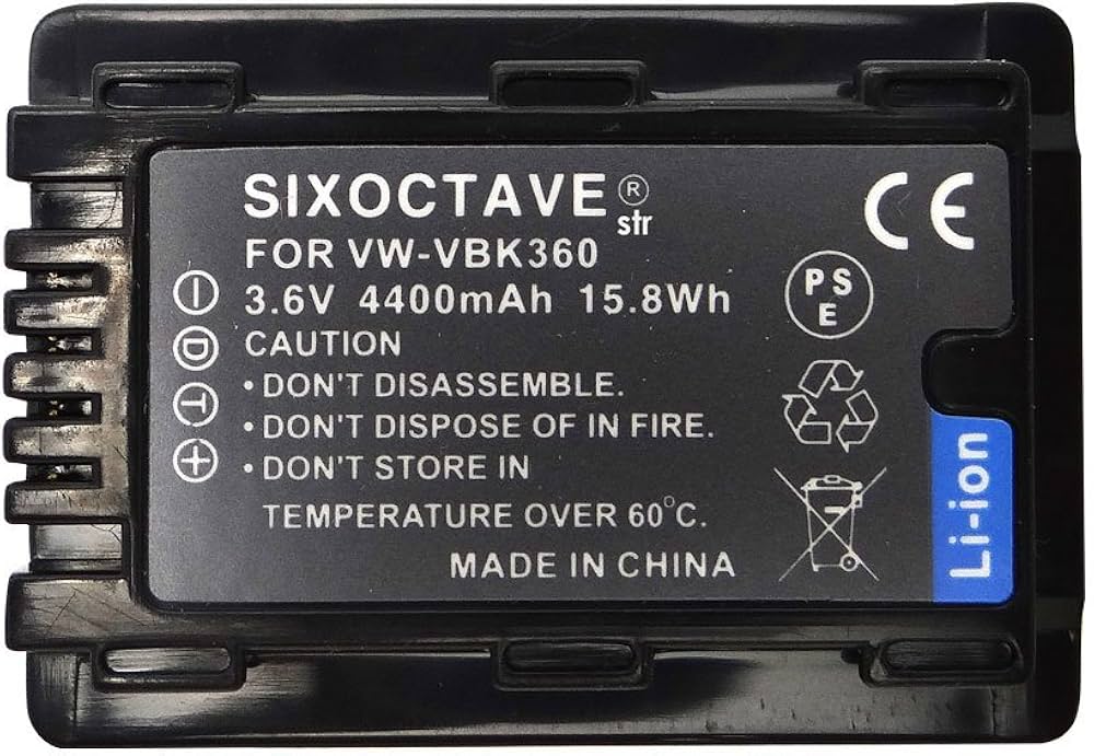 Amazon | str パナソニック VW-VBK360-K VW-VBK360 互換バッテリー