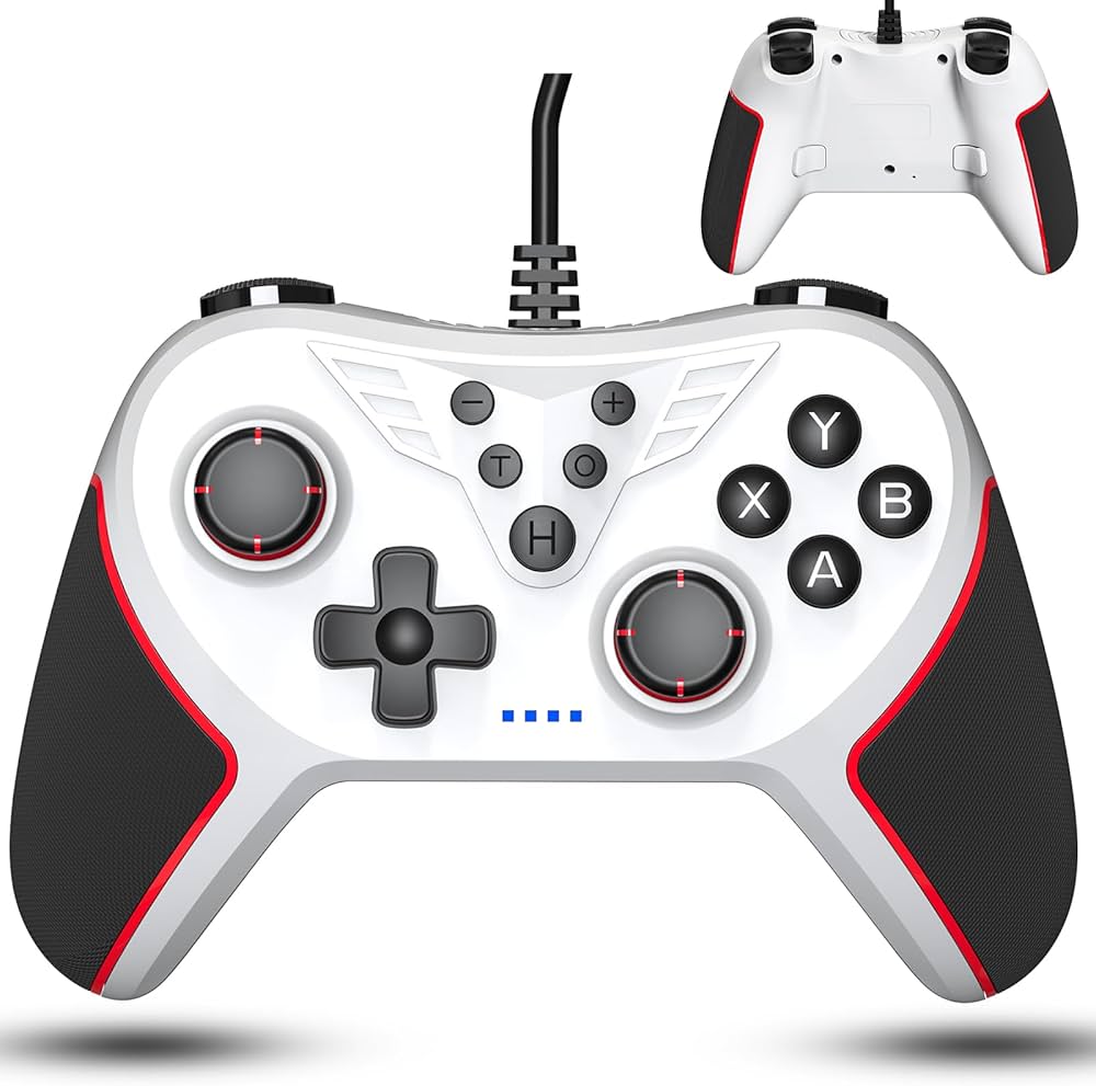 Amazon.co.jp: Elnicec Switch コントローラー 有線 背面ボタン付き