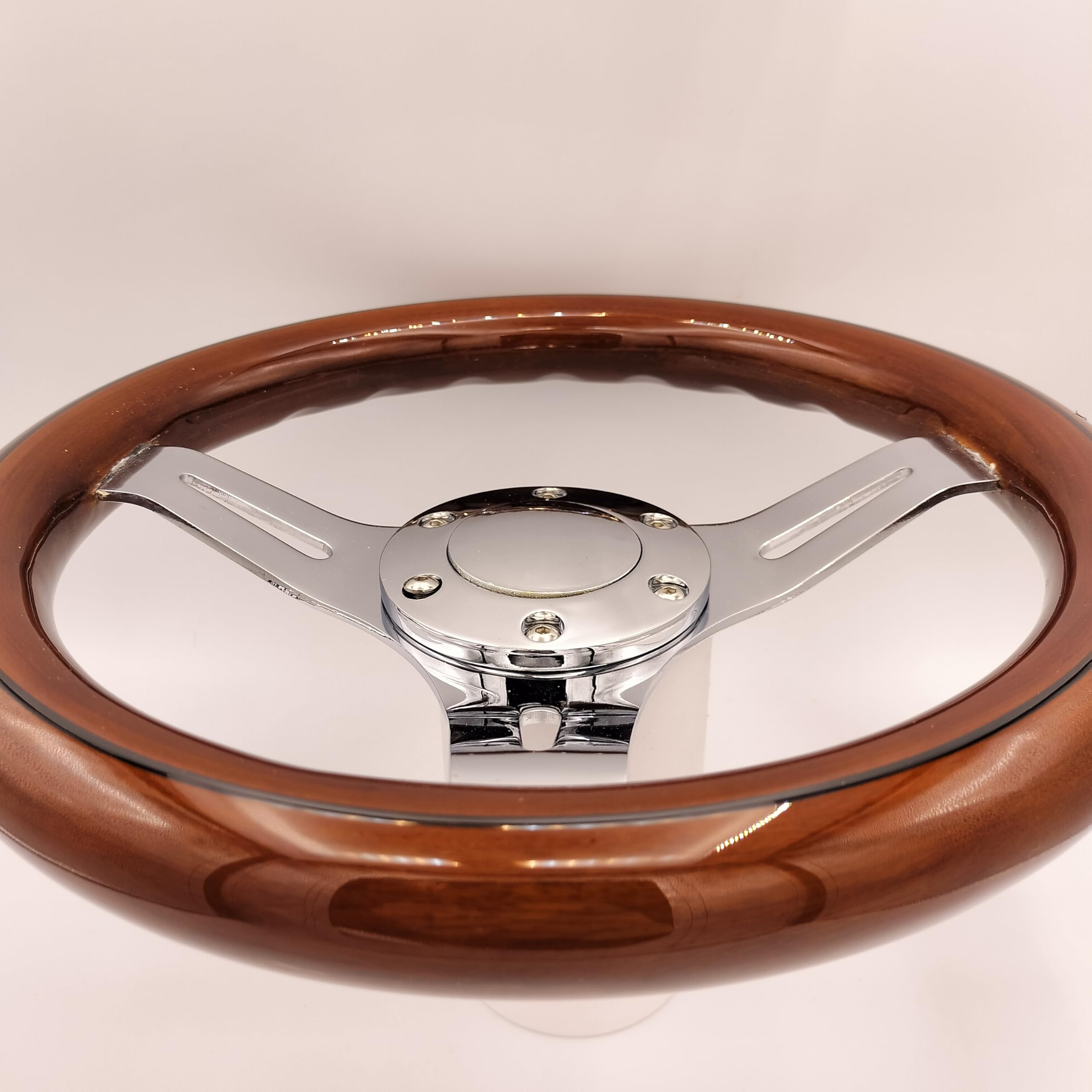 Amazon | 290mm 小径ステアリングホイール ウッド 29パイ 29Φ 旧車