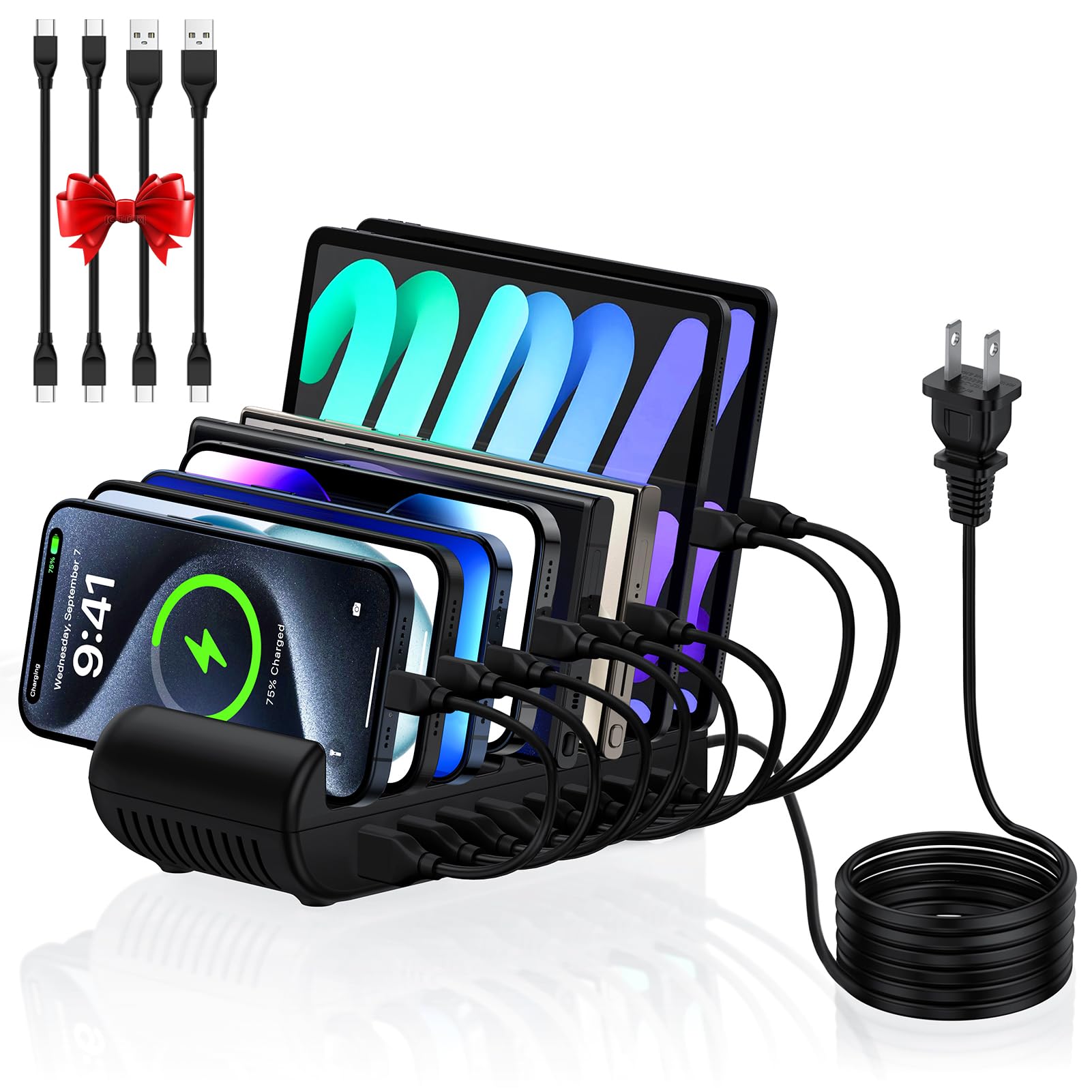 Amazon | 65W USB充電ステーション 8ポート 【Type-c *4 USB-A *4