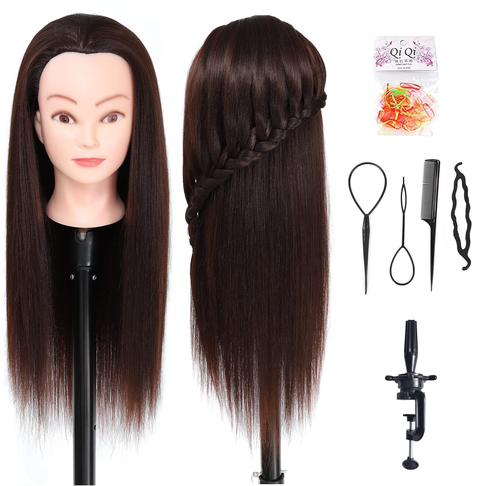 Amazon.co.jp: Ba Sha 練習用 編み込み練習用 ウィッグマネキンヘッド