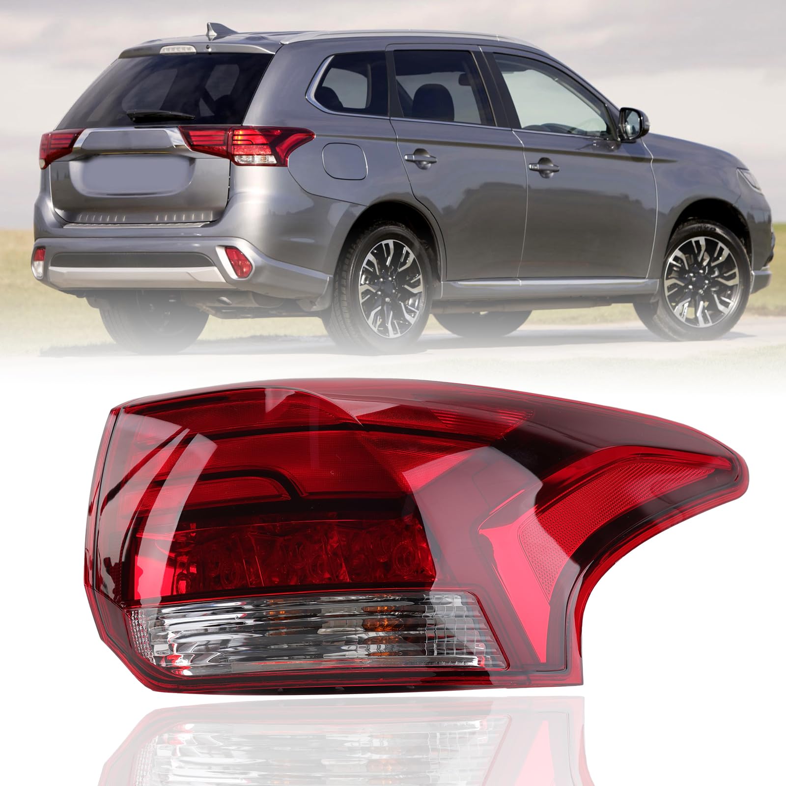 Amazon | Clidr テールライト リアアウターランプ テールランプ