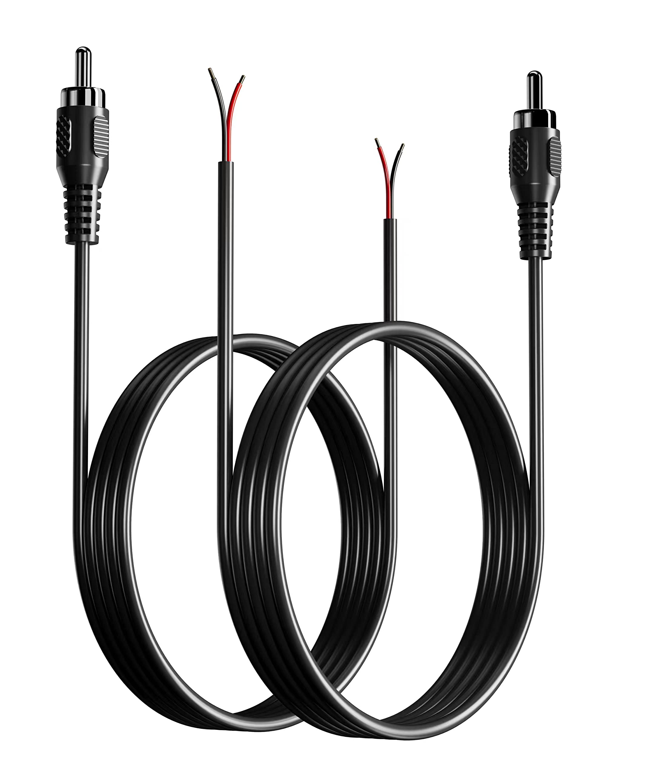 Amazon | DUEYAGO RCAから裸線スピーカーケーブル2本パック