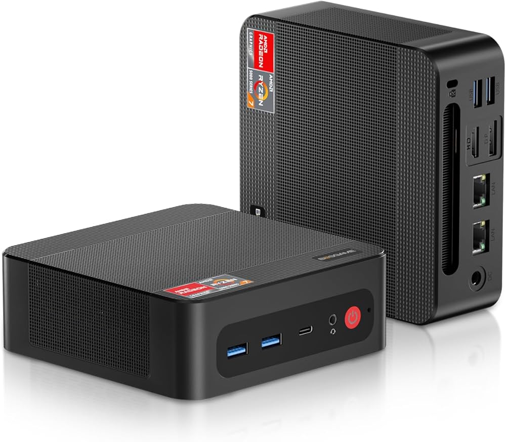 Amazon.co.jp: ミニPC Ryzen 7 5700U BOSGAME P4 ミニ PC 32GB DDR4