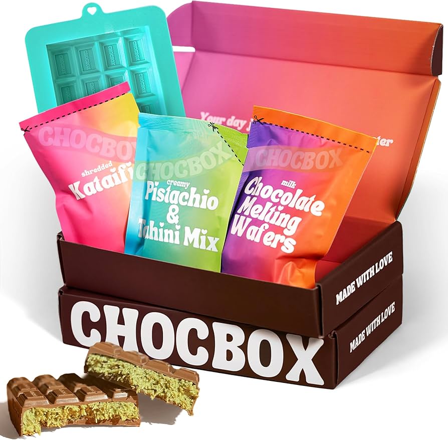 Amazon.com : Chocbox Viral Dubai Milk Chocolate Bar Kit - Includes