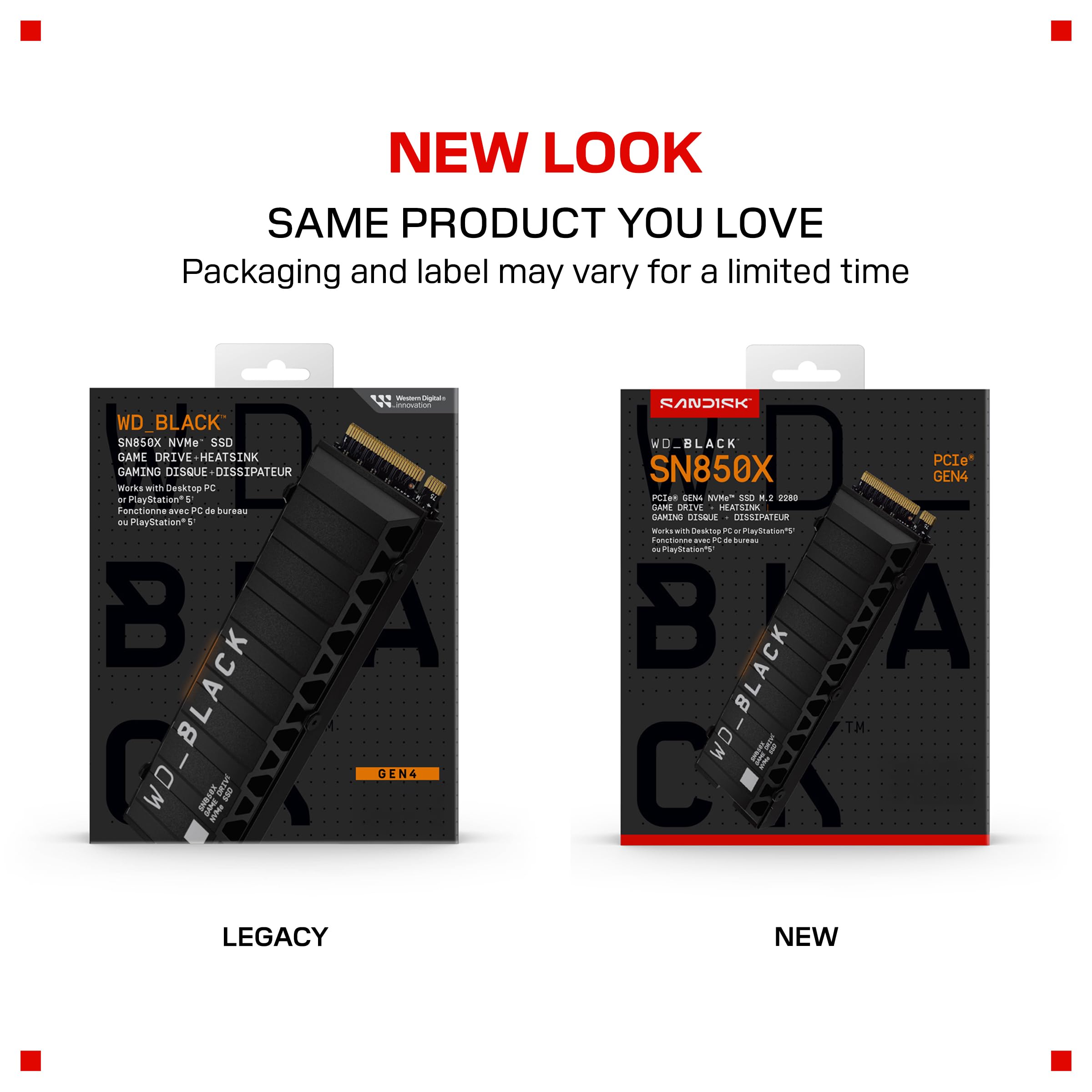 Amazon | WD BLACK SN850X NVMe SSD 2TB WDS200T2XHE | SanDisk | 内蔵