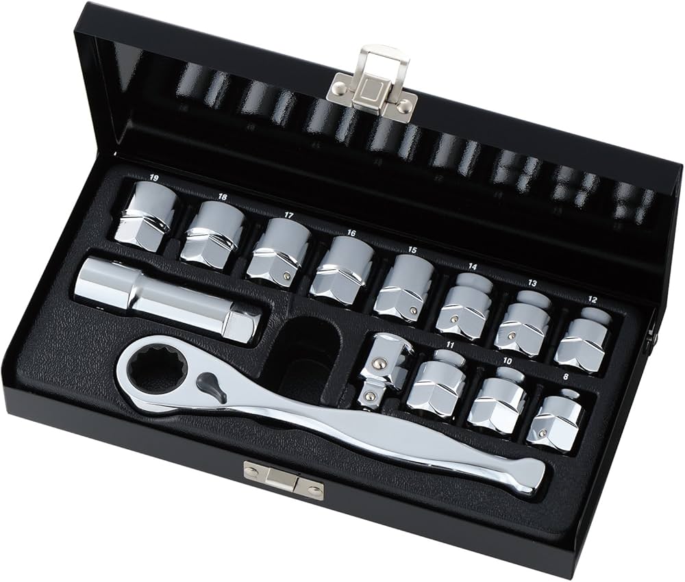Amazon | 高儀(Takagi) GISUKE 貫通マルチソケット レンチセット 14pcs