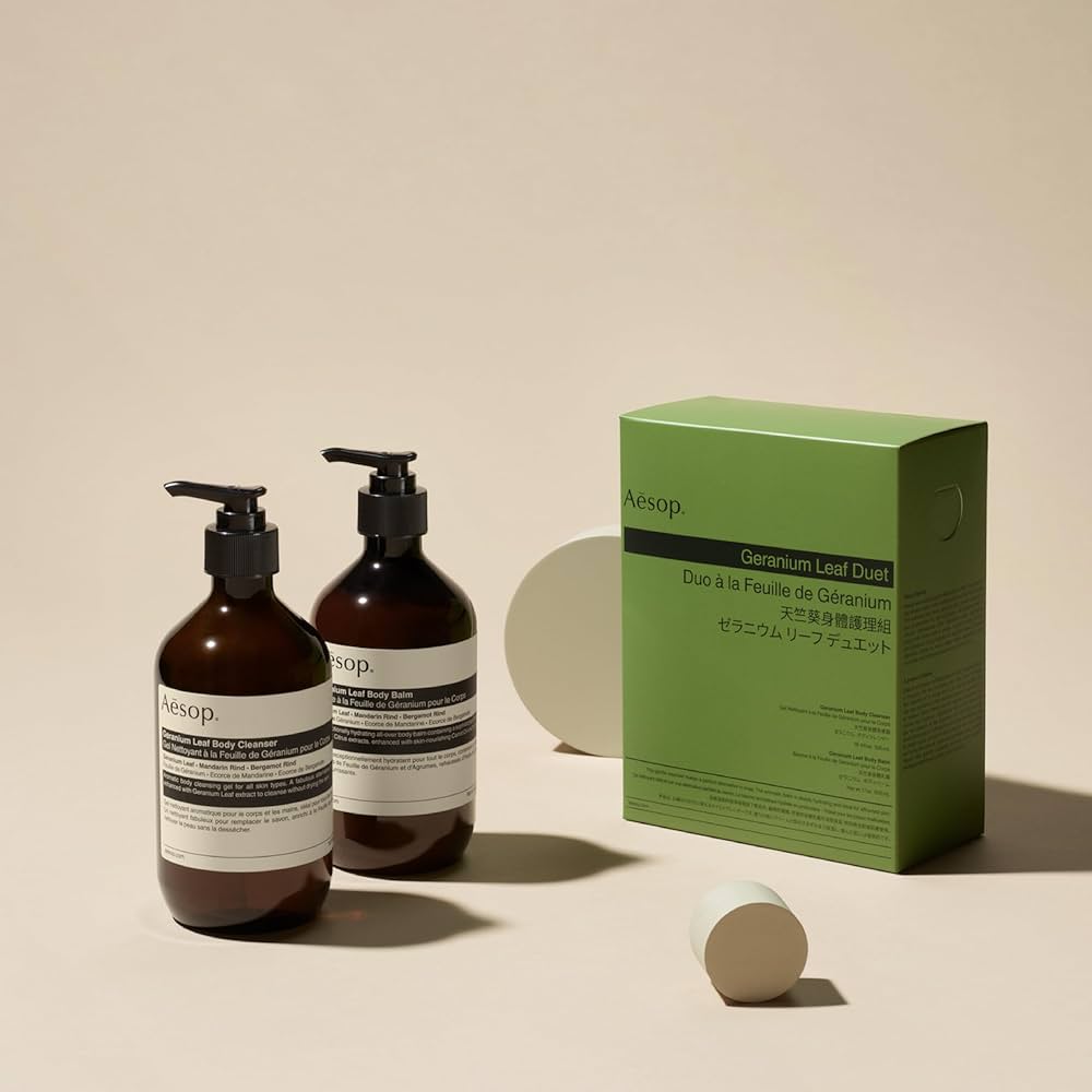 Aesop Geranium Leaf Duet ボディクレンザー&ボディバーム 【公式通販】