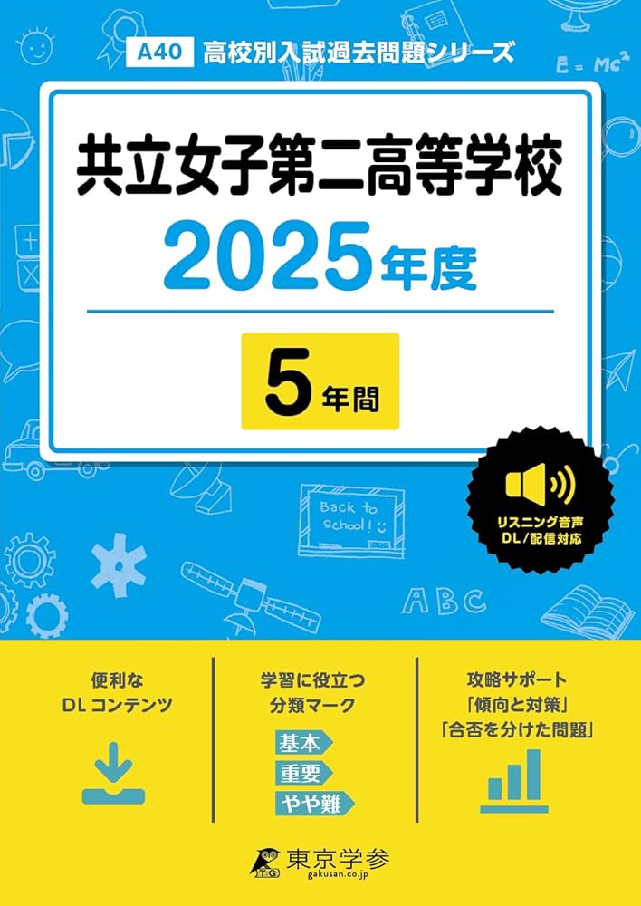 共立女子第二高等学校 2025年度 【過去問5年分】 英語リスニング音声