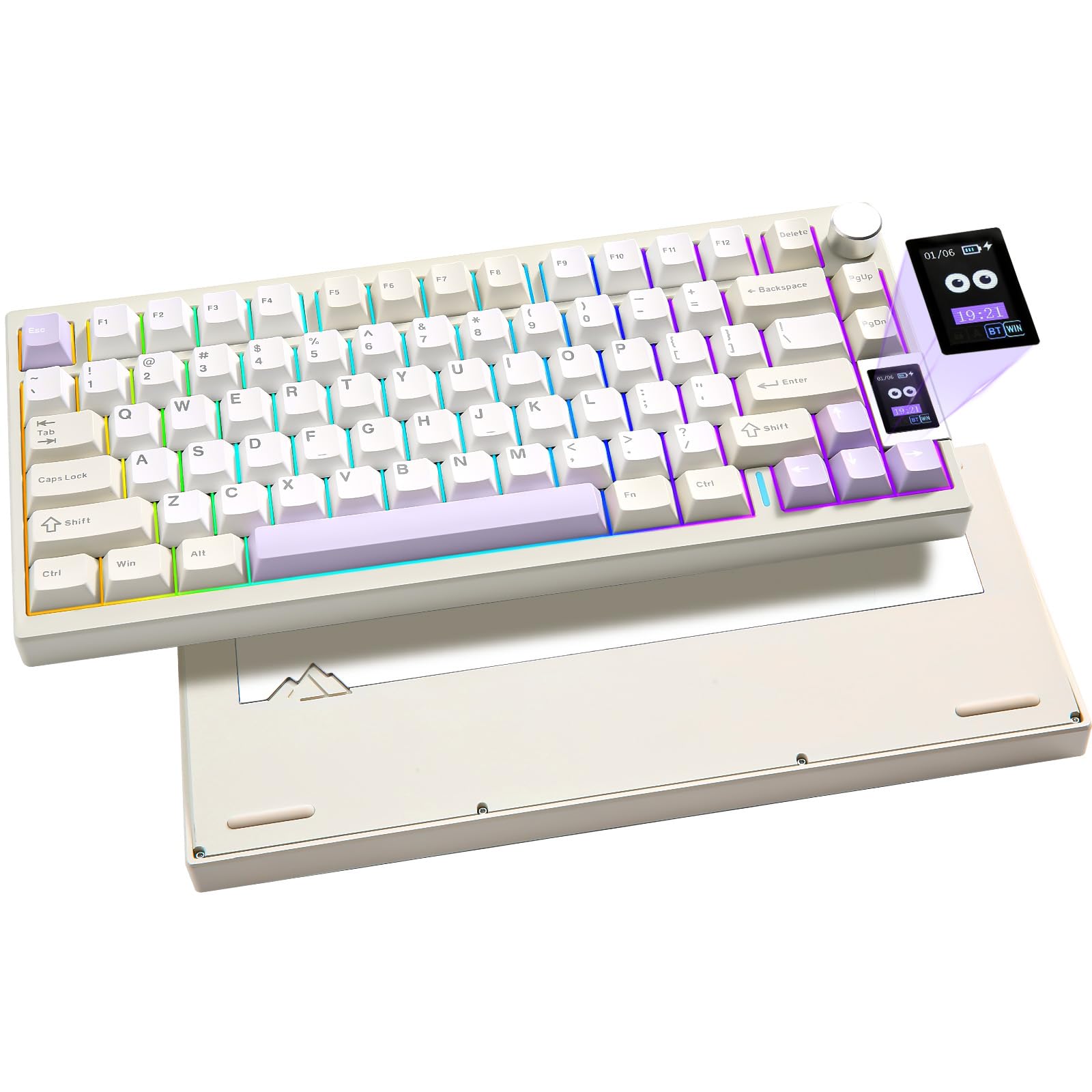 Amazon.com: YUNZII AL80 Wireless Mechanical Keyboard,Full Aluminum