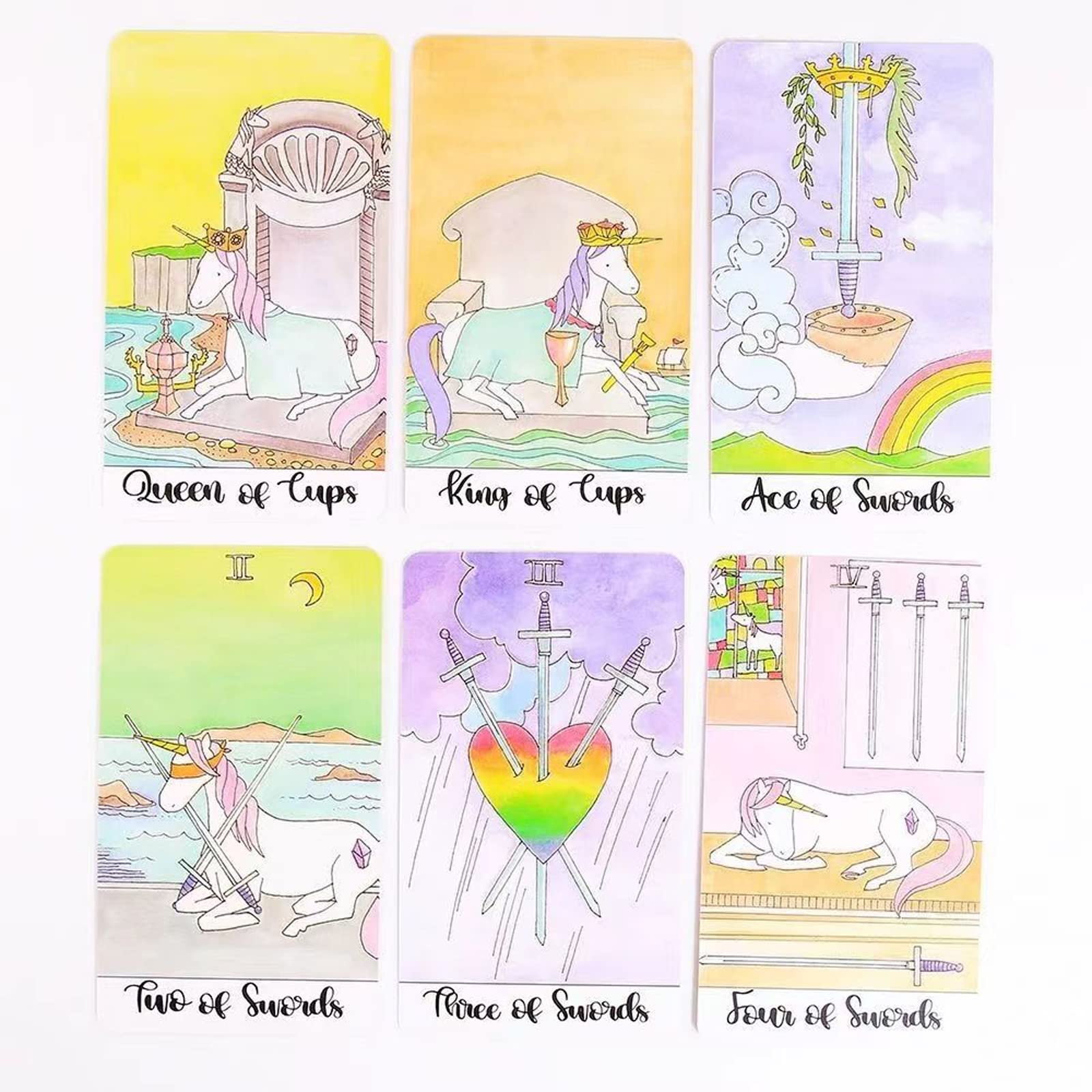 Amazon.co.jp: クリスタルユニコーンタロット、初心者向けタロット