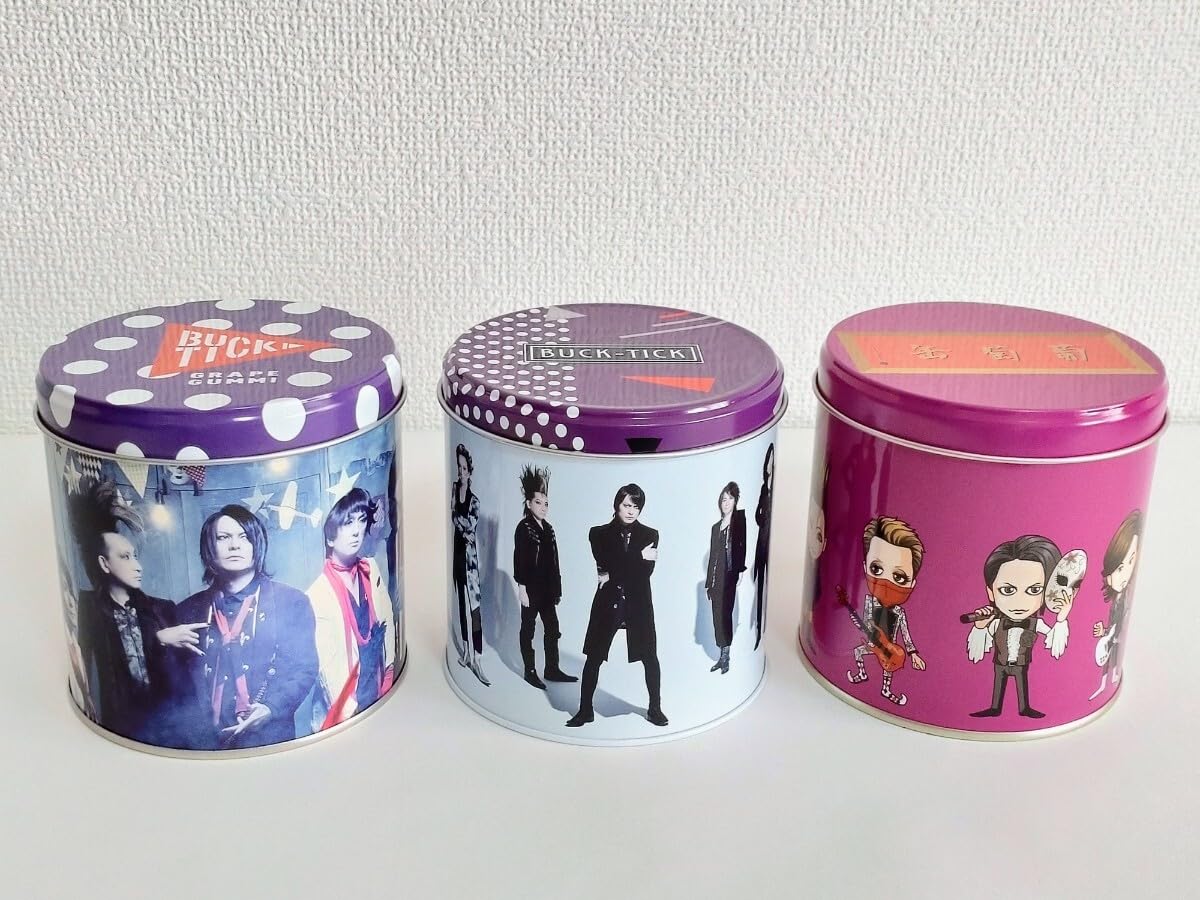 Amazon.co.jp: BUCK-TICK グミ缶 3種類 公式ツアーグッズ バクチク