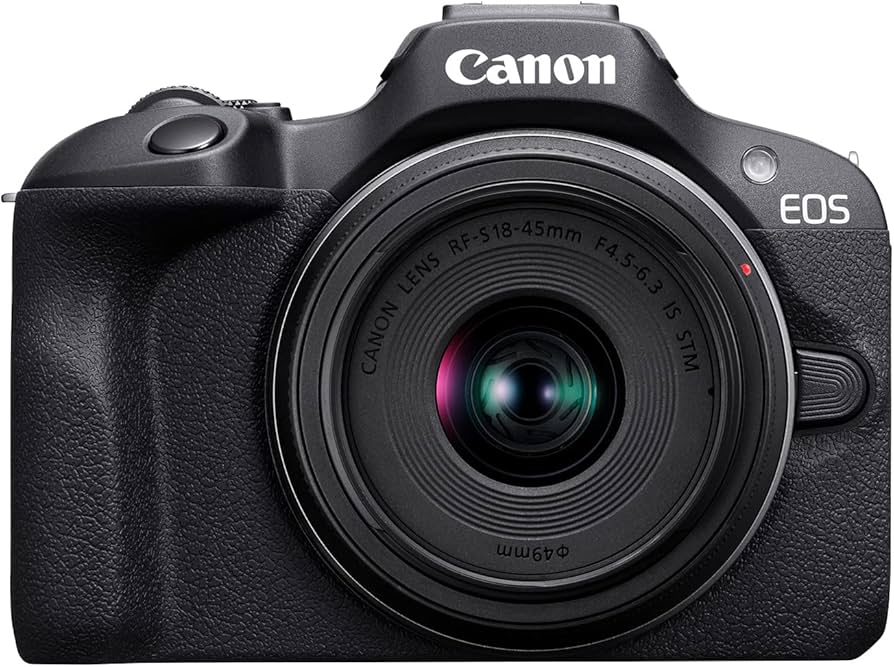 Amazon Canada: Canon EOS R100 Mirrorless Camera RF-S18-45mm F4.5