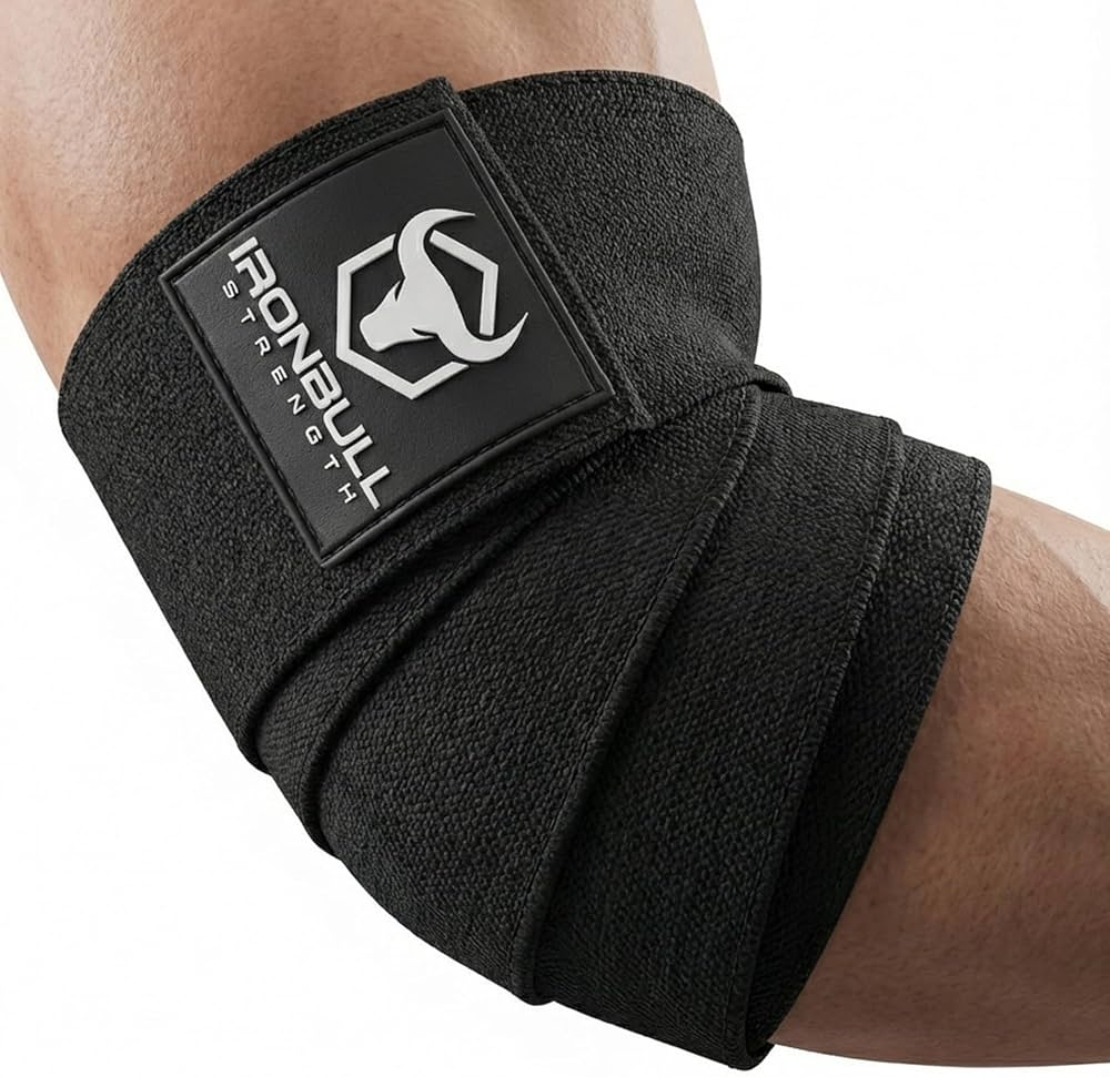 Amazon.co.jp: IRON BULL クラシックエルボーラップ 肘サポーター