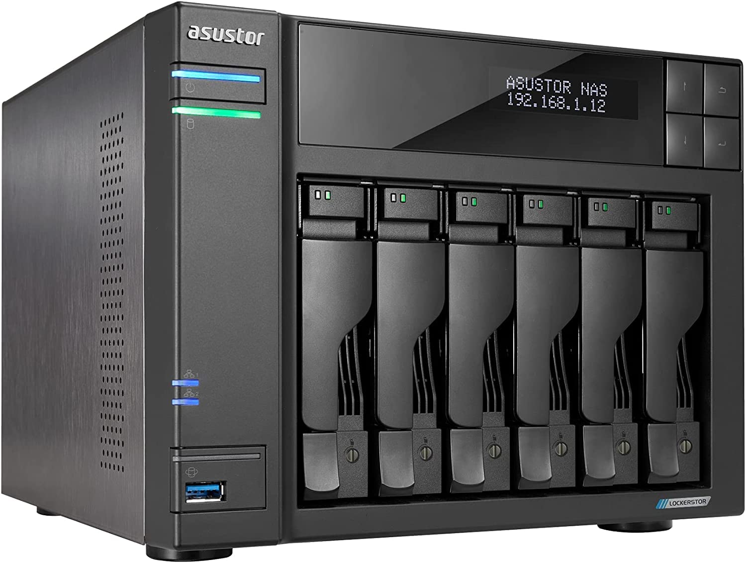 Amazon.co.jp: ASUSTOR ASUS子会社 NAS キット 6ベイ AS6706T