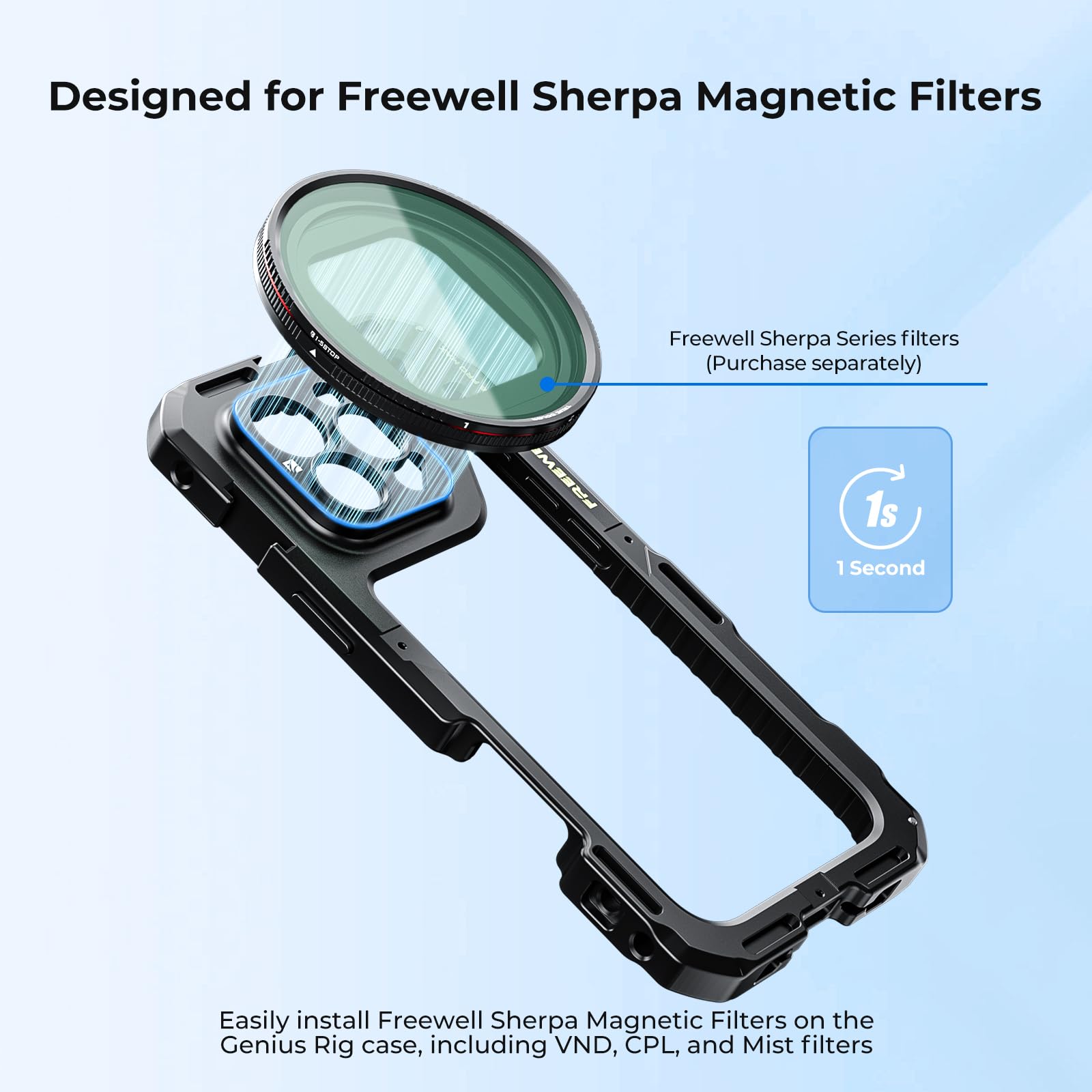 Amazon.com: Freewell Genius Rig Cage for iPhone 16 Pro Max - Tool
