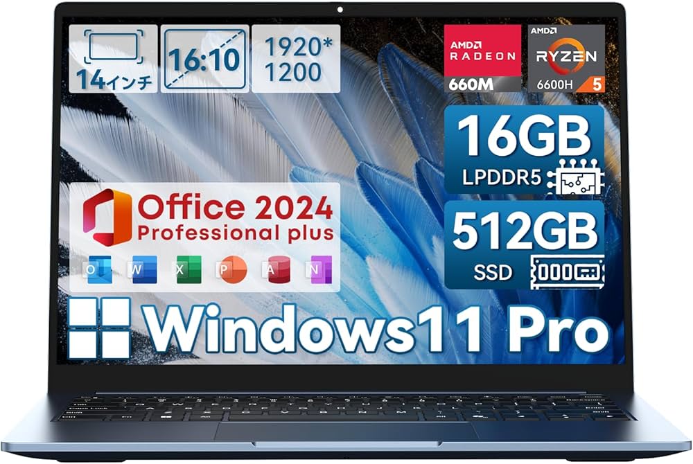 Amazon.co.jp: 2026新登場 CHUWI ノートパソコンOffice 2024搭載