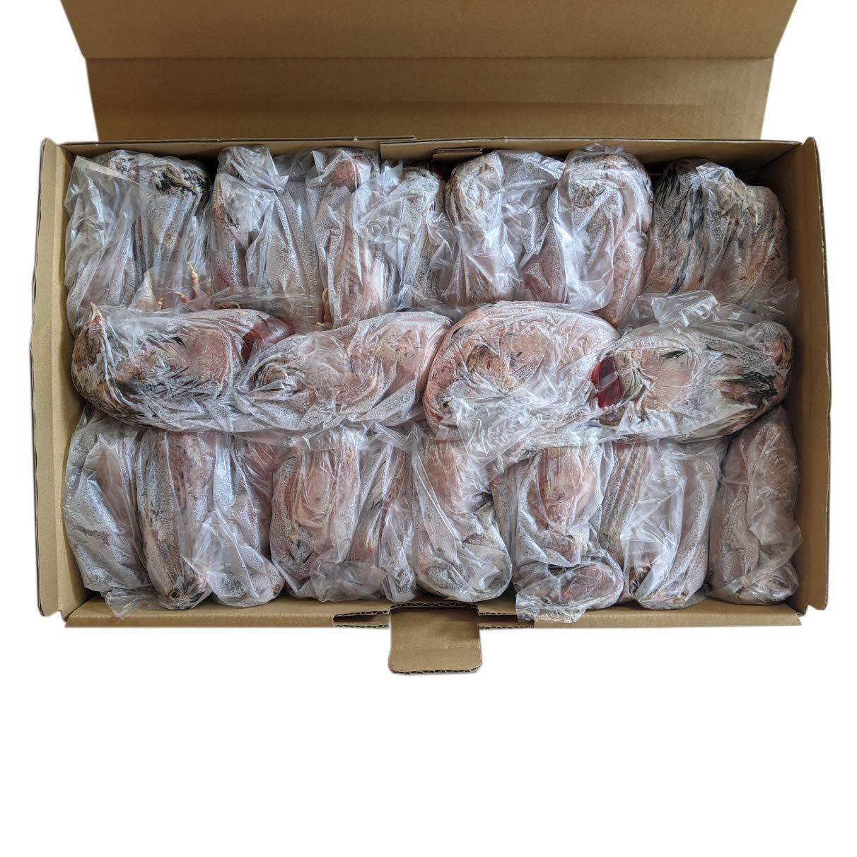 Amazon | [うずらや] 豊橋産 冷凍ウズラ 未処理 25羽1ケース 冷凍