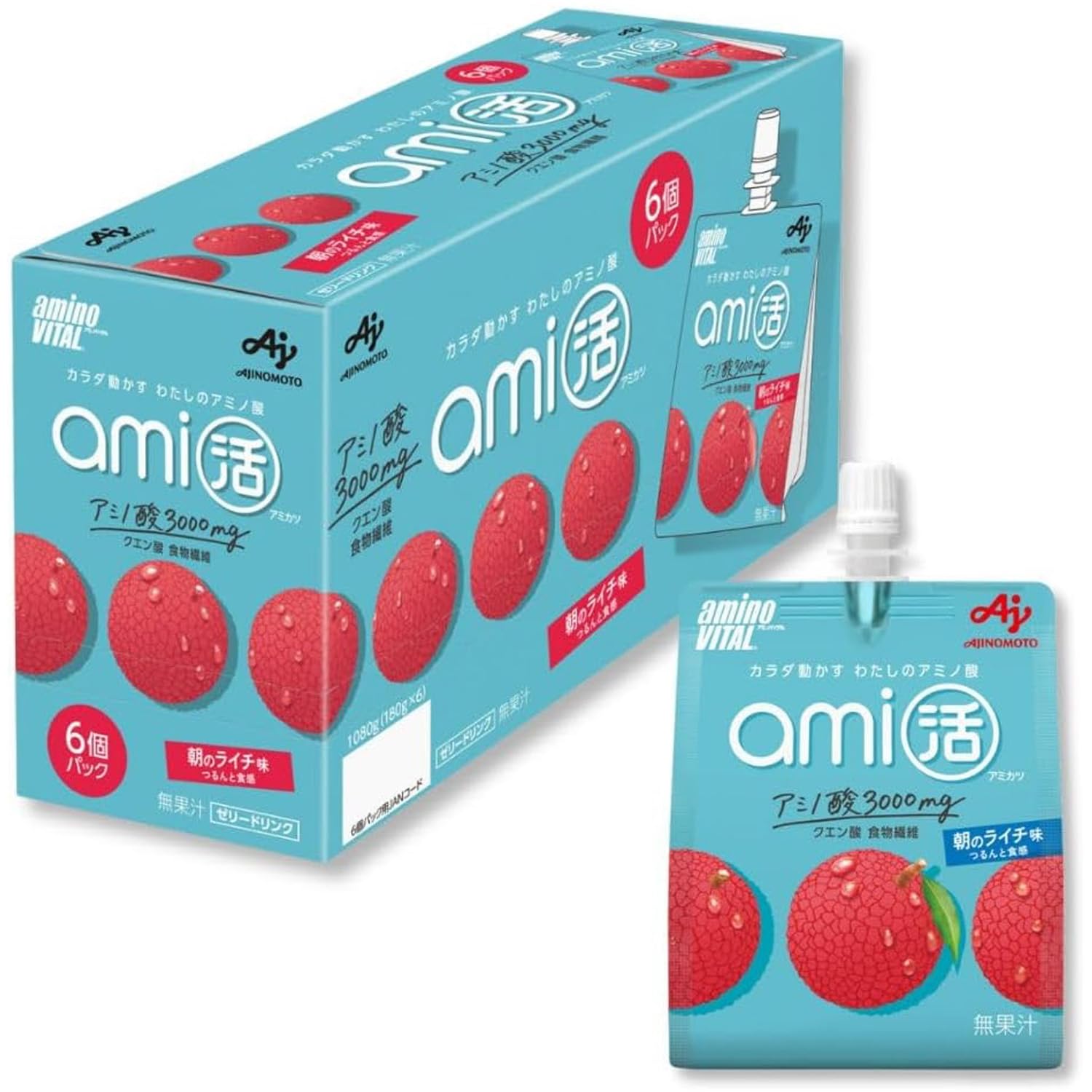 Amazon.co.jp: アミノバイタル 味の素 ami活 ゼリードリンク 朝の