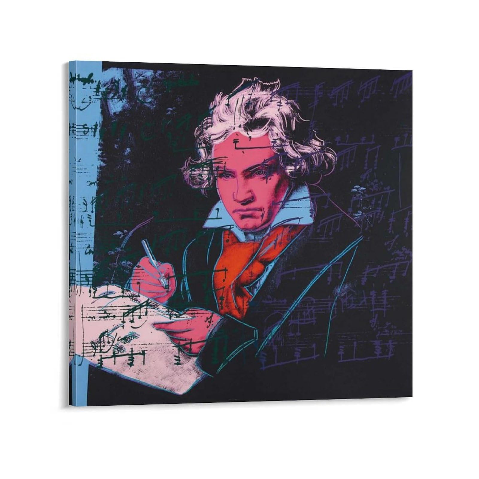 Amazon.co.jp: 画家 芸術家アンディ・ウォーホル ウシ版画1