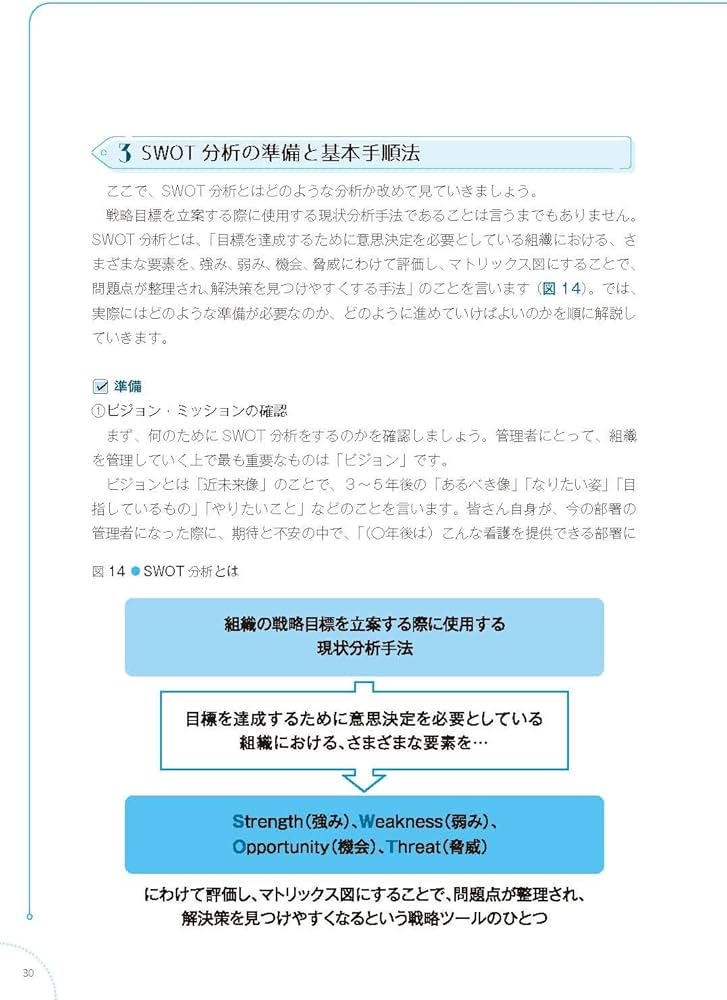 看護管理者のためのSWOT分析超入門: 病床再編、働き方改革、スタッフ