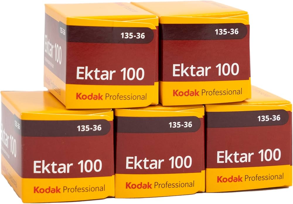 Amazon | Kodak カラーネガフィルム エクター100 35mm 36枚撮 5本