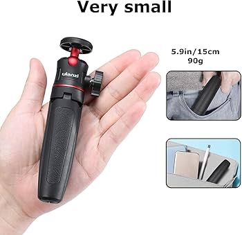 Amazon.com : ULANZI MT-08 Extension Pole Tripod, Mini Selfie Stick
